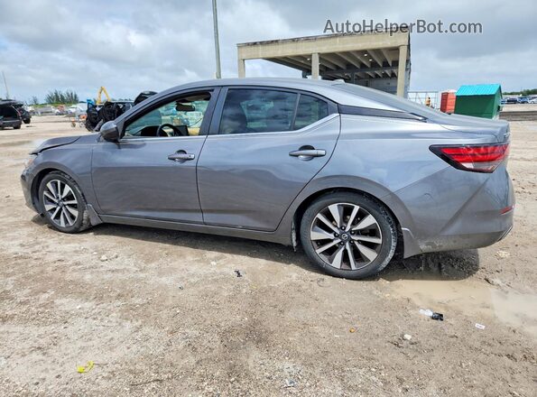 3N1AB8CV0MY247568 2021 NISSAN SENTRA Gray Задня ліва чверть
