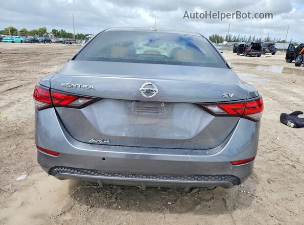 3N1AB8CV0MY247568 2021 NISSAN SENTRA Gray Вид ззаду