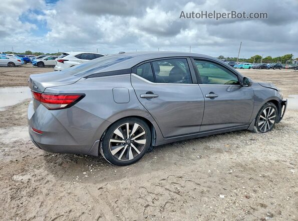 3N1AB8CV0MY247568 2021 NISSAN SENTRA Gray Задня права чверть