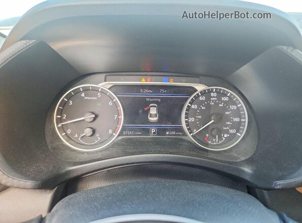 3N1AB8CV0MY247568 2021 NISSAN SENTRA Gray Вид щитка приладів