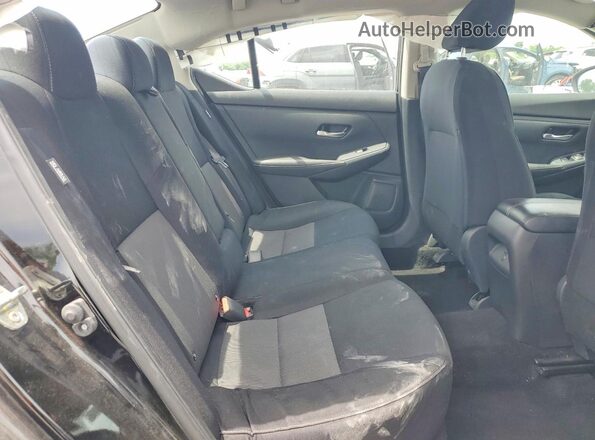 3N1AB8CV0MY249093 2021 NISSAN SENTRA Black უკანა სავარძლების ხედი