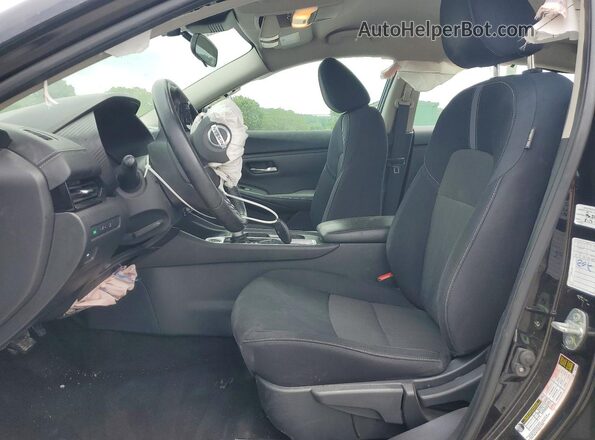 3N1AB8CV0MY249093 2021 NISSAN SENTRA Black წინა სალონის ხედი