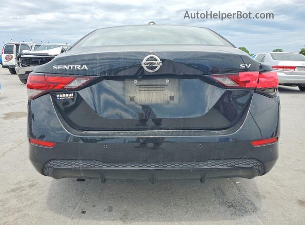 3N1AB8CV0MY249093 2021 NISSAN SENTRA Black უკანა ხედი