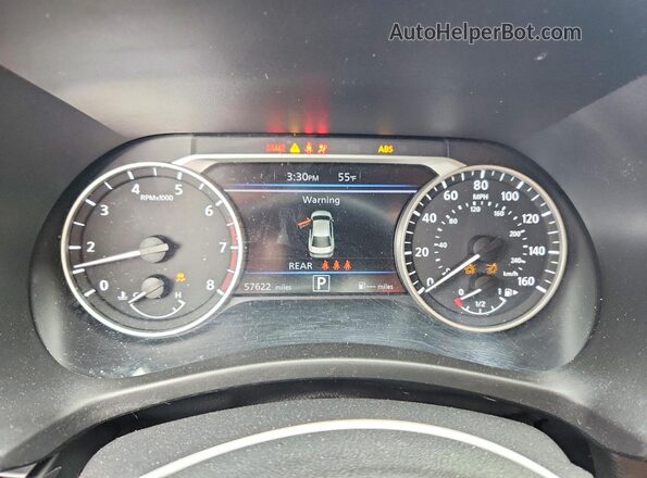 3N1AB8CV0PY254864 2023 NISSAN SENTRA Blue ხელსაწყოთა პანელის ხედი