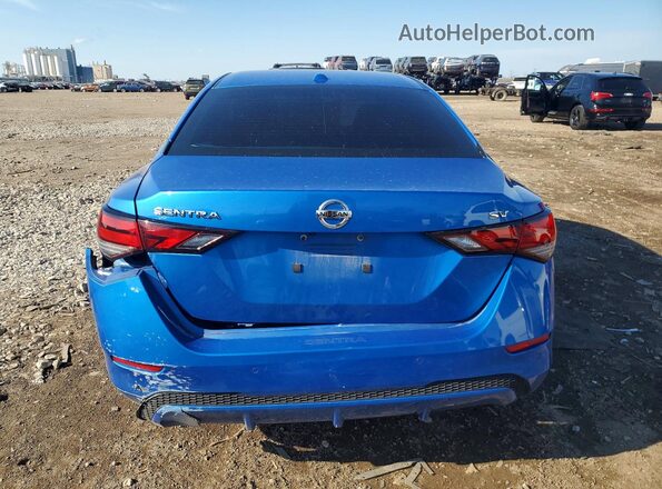 3N1AB8CV0PY254864 2023 NISSAN SENTRA Blue უკანა ხედი
