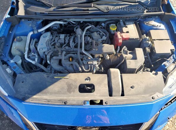 3N1AB8CV0PY254864 2023 NISSAN SENTRA Blue უკანა სალონის ხედი