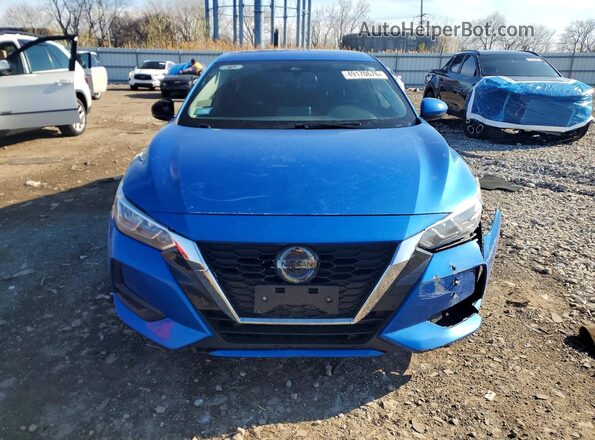 3N1AB8CV0PY254864 2023 NISSAN SENTRA Blue წინა ხედი