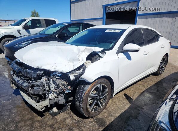 3N1AB8CV0RY262630 2024 NISSAN SENTRA Белый Передняя левая четверть