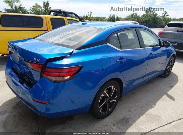 3N1AB8CV0RY346446 2024 NISSAN SENTRA Синий Задняя правая четверть
