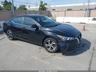 2021 Nissan Sentra Sv Xtronic Cvt Black vin: 3N1AB8CV1MY292714