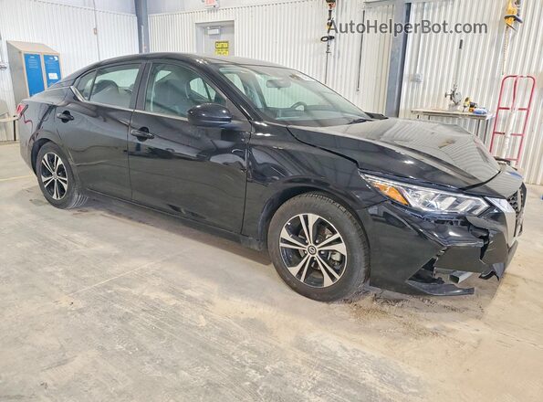 3N1AB8CV1PY254646 2023 NISSAN SENTRA Black წინა მარჯვენა