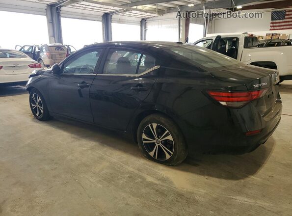 3N1AB8CV1PY254646 2023 NISSAN SENTRA Black უკანა მარცხენა
