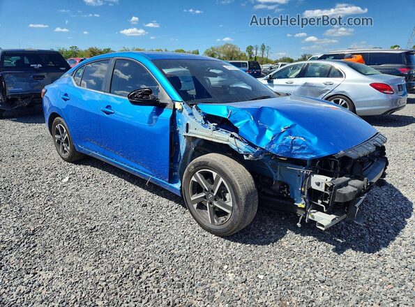 3N1AB8CV1RY376653 2024 NISSAN SENTRA Blue წინა მარჯვენა