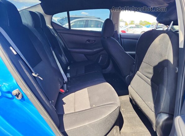 3N1AB8CV1RY376653 2024 NISSAN SENTRA Blue უკანა სავარძლების ხედი