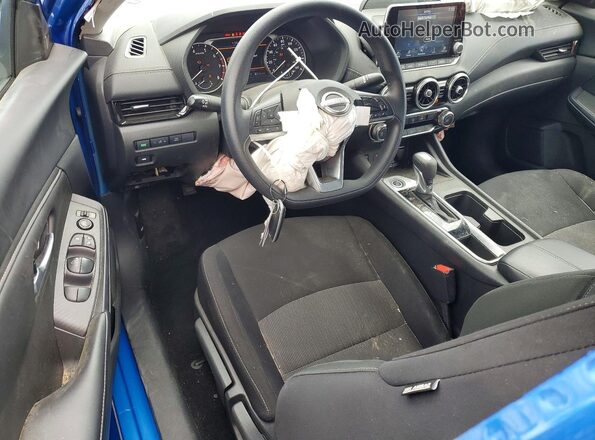 3N1AB8CV1SY307211 2025 NISSAN SENTRA Синий Вид панели приборов