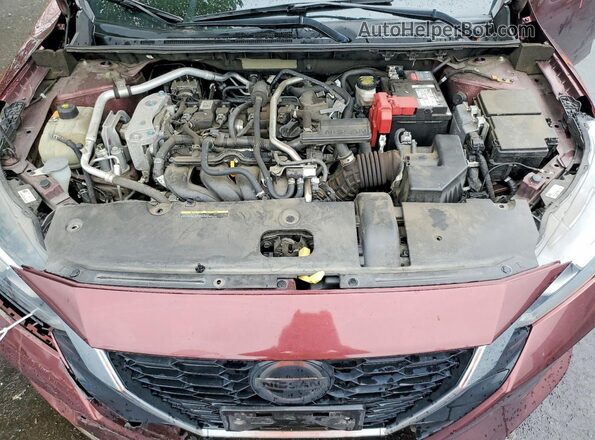 3N1AB8CV2MY302148 2021 NISSAN SENTRA Burgundy Rear interior view