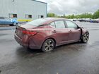 2021 Nissan Sentra Sv Burgundy vin: 3N1AB8CV2MY302148