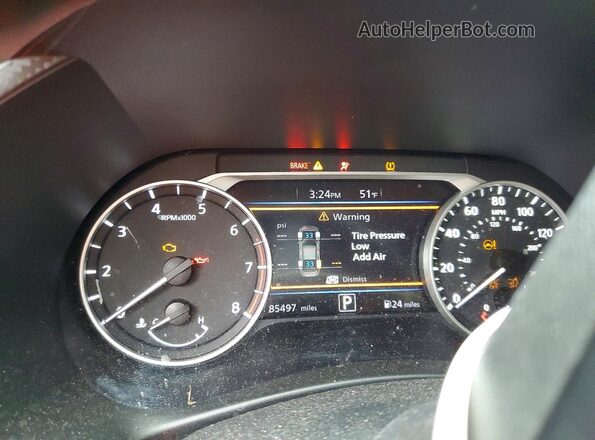 3N1AB8CV2MY302148 2021 NISSAN SENTRA Burgundy Instrument cluster view