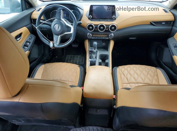 3N1AB8CV2NY235326 2022 NISSAN SENTRA Серый Вид панели приборов
