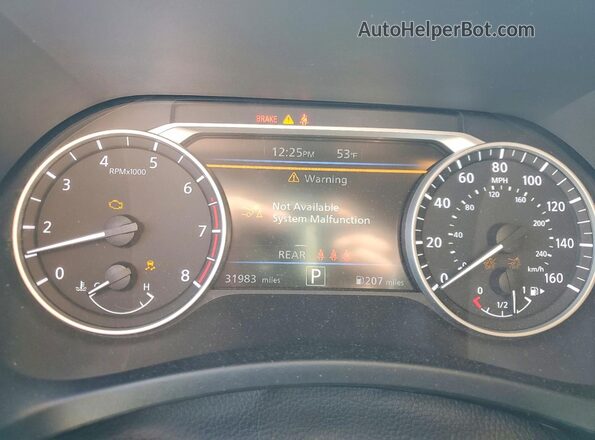 3N1AB8CV2RY225983 2024 NISSAN SENTRA Gray Вид щитка приладів