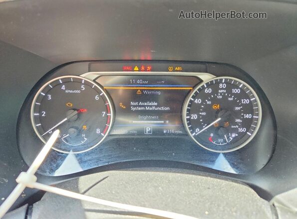 3N1AB8CV2RY272141 2024 NISSAN SENTRA Silver Вид щитка приладів