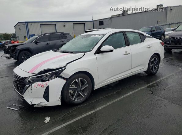 3N1AB8CV2SY275742 2025 NISSAN SENTRA Белый Передняя левая четверть