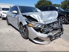 2020 Nissan Sentra Sv Xtronic Cvt Silver vin: 3N1AB8CV3LY304165