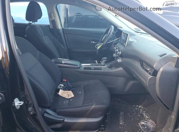 3N1AB8CV3MY243871 2021 NISSAN SENTRA Черный Вид салона спереди