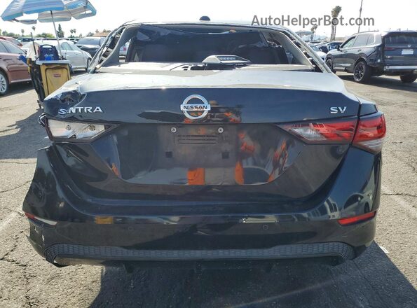 3N1AB8CV3MY243871 2021 NISSAN SENTRA Черный Вид сзади