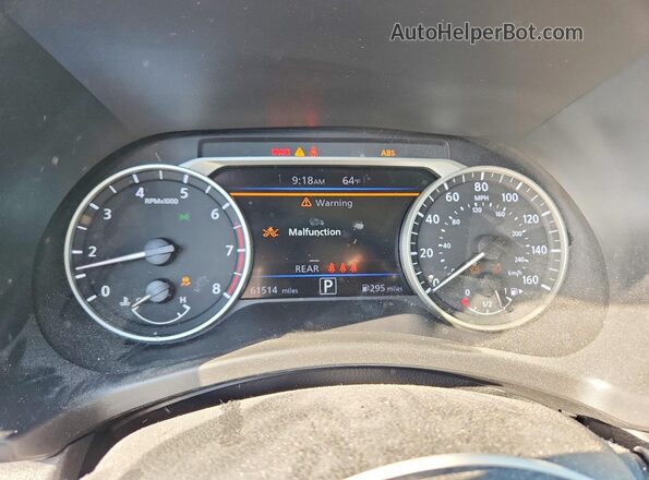 3N1AB8CV3MY253140 2021 NISSAN SENTRA Gray Instrument cluster view