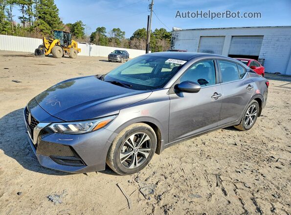 3N1AB8CV3MY253140 2021 NISSAN SENTRA Gray Front left