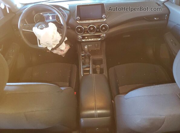 3N1AB8CV3MY255129 2021 NISSAN SENTRA Синий Вид панели приборов