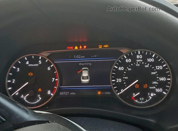 3N1AB8CV3MY302109 2021 NISSAN SENTRA Серый Вид щитка приборов