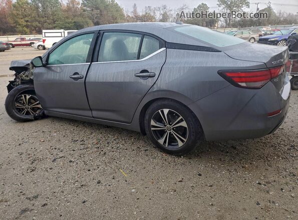 3N1AB8CV3MY302109 2021 NISSAN SENTRA Серый Задняя левая четверть