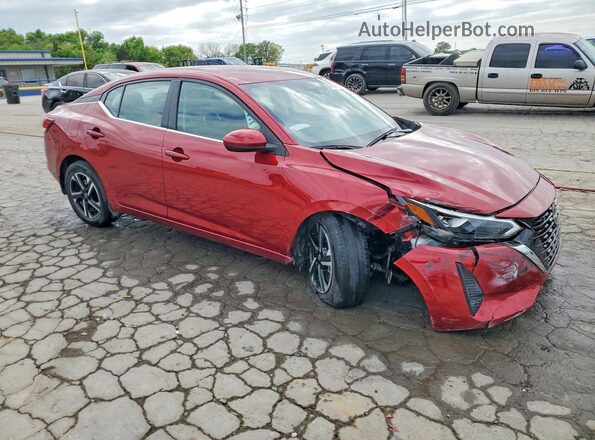 3N1AB8CV3RY254313 2024 NISSAN SENTRA Maroon Передня права чверть