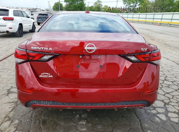 3N1AB8CV3RY254313 2024 NISSAN SENTRA Maroon Вид ззаду
