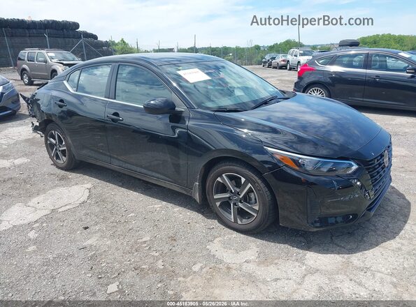 3N1AB8CV3RY257230 2024 NISSAN SENTRA Черный Передняя правая четверть