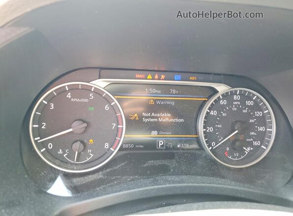 3N1AB8CV3SY247657 2025 NISSAN SENTRA Blue ხელსაწყოთა პანელის ხედი