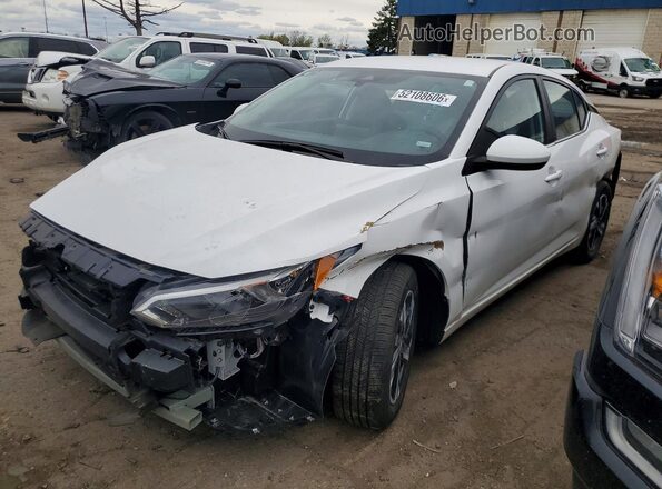 3N1AB8CV3SY296745 2025 NISSAN SENTRA Белый Передняя левая четверть