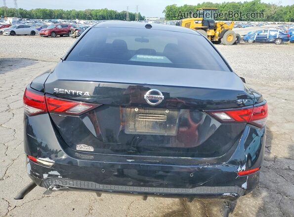 3N1AB8CV4MY246682 2021 NISSAN SENTRA Черный Вид сзади