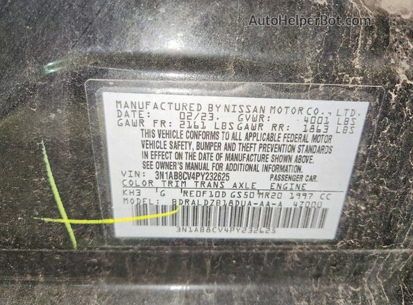 3N1AB8CV4PY232625 2023 NISSAN SENTRA Black Widok komory silnika