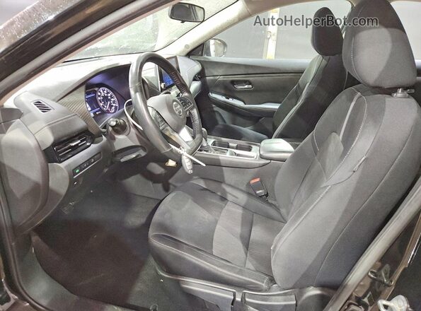 3N1AB8CV4PY232625 2023 NISSAN SENTRA Black Widok wnętrza z przodu