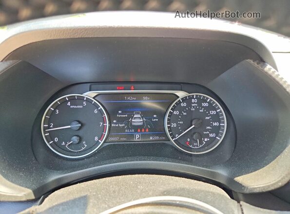 3N1AB8CV4RY231784 2024 NISSAN SENTRA Black Սարքավորումների վահանակի տեսք