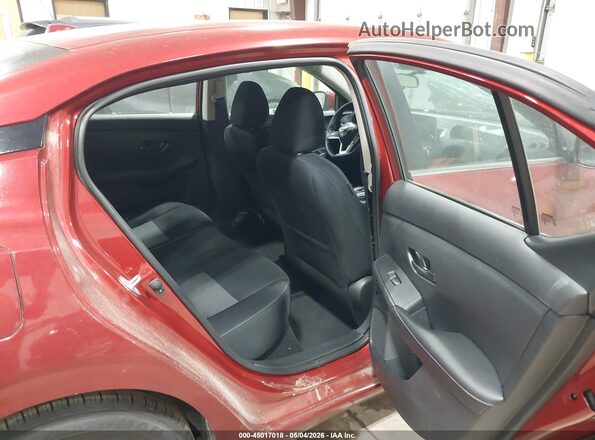 3N1AB8CV4RY253607 2024 NISSAN SENTRA Red VIN კოდის სტიკერის ხედი