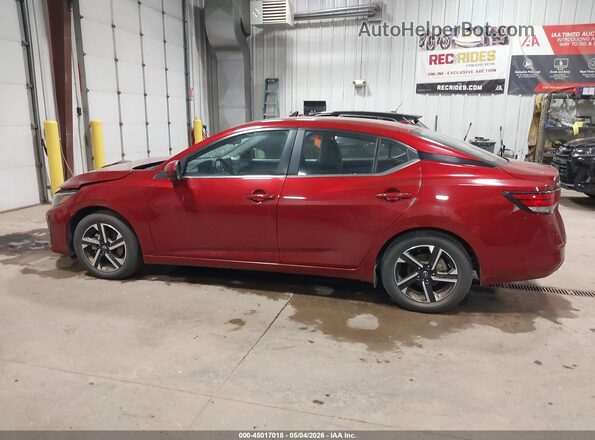 3N1AB8CV4RY253607 2024 NISSAN SENTRA Red სალონის 360-გრადუსიანი ხედი