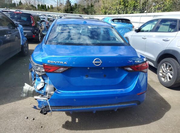 3N1AB8CV4RY332260 2024 NISSAN SENTRA Blue Rear view