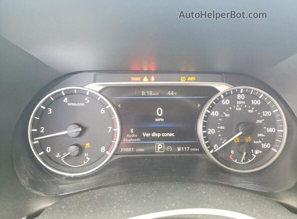 3N1AB8CV4RY332260 2024 NISSAN SENTRA Blue Instrument cluster view