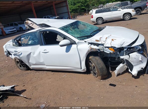 3N1AB8CV4SY361702 2025 NISSAN SENTRA White Вид щитка приладів
