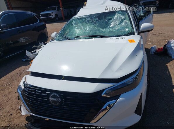 3N1AB8CV4SY361702 2025 NISSAN SENTRA White Вид панелі приладів