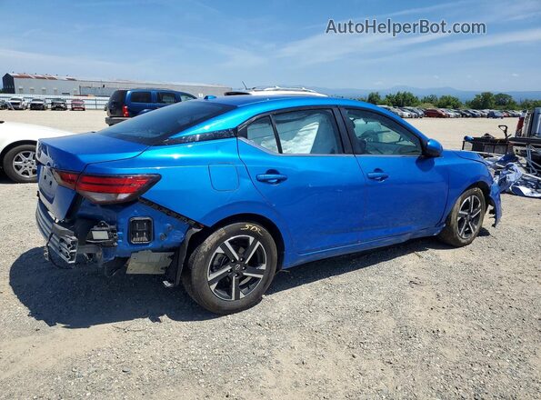 3N1AB8CV4SY381609 2025 NISSAN SENTRA Синий Задняя правая четверть
